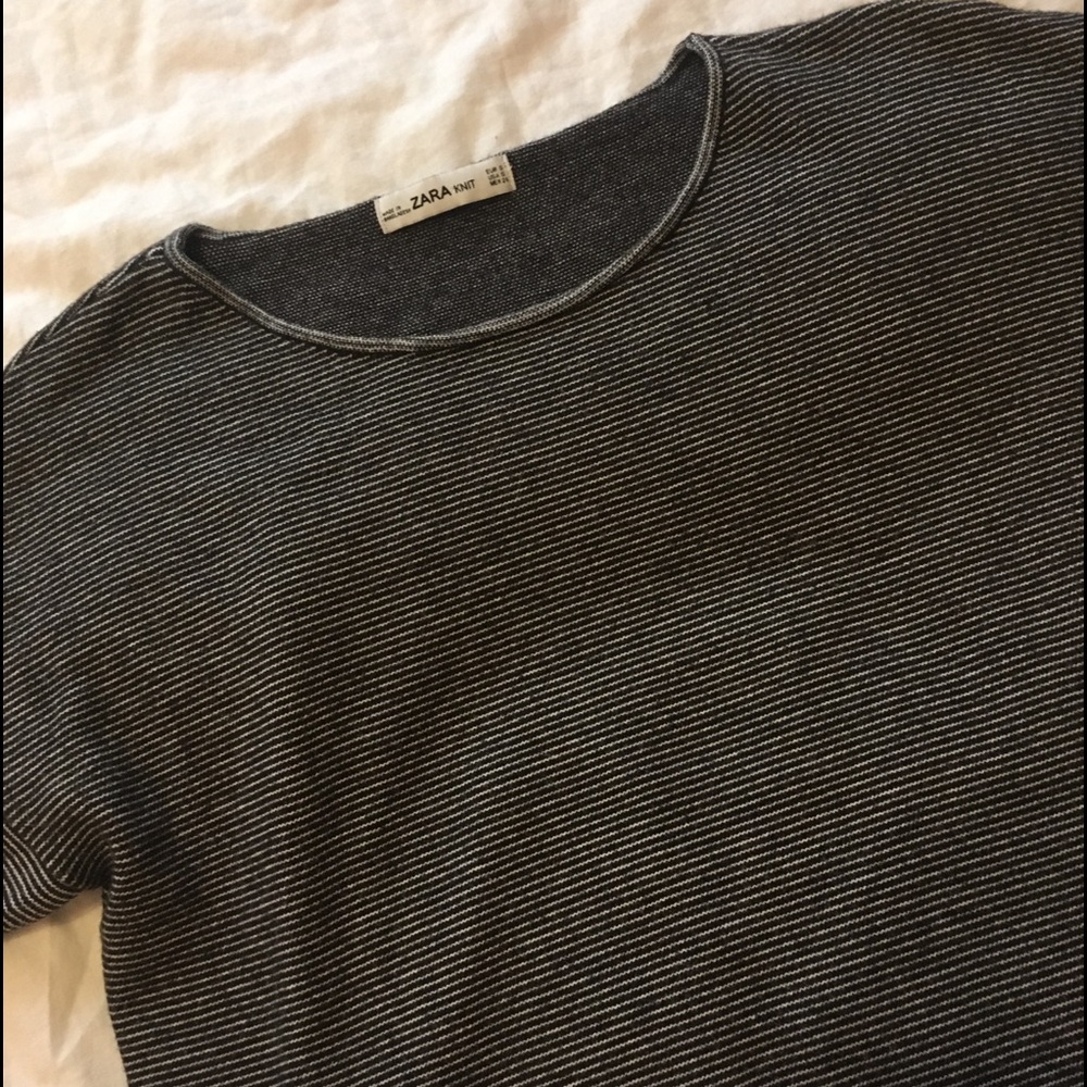 Zara Striped Knit Shirt